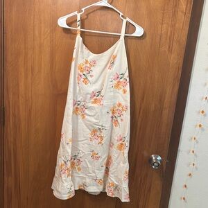 Old Navy Floral Cream Mini Dress